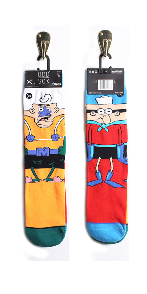 Mermaid Man Barnacle Crew Socks